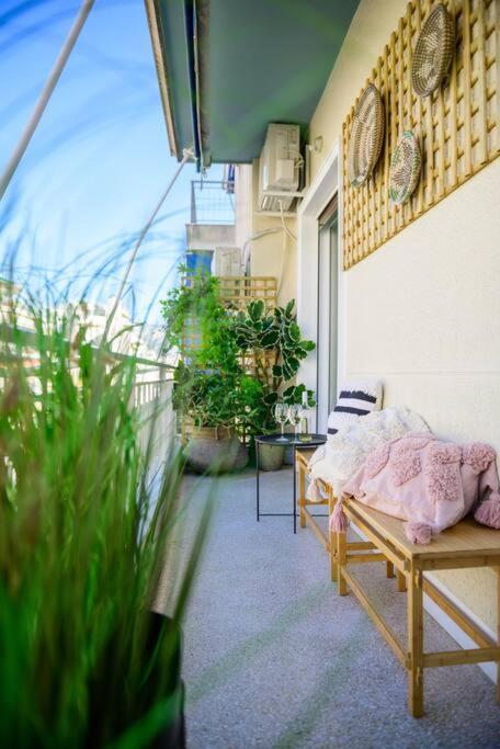 Boho Luxury 2 Bedroom Apartment, Acropolis Museum View Athen Eksteriør billede