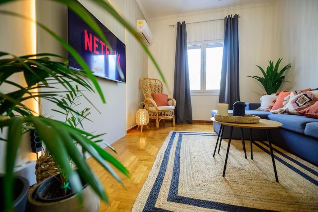 Boho Luxury 2 Bedroom Apartment, Acropolis Museum View Athen Eksteriør billede